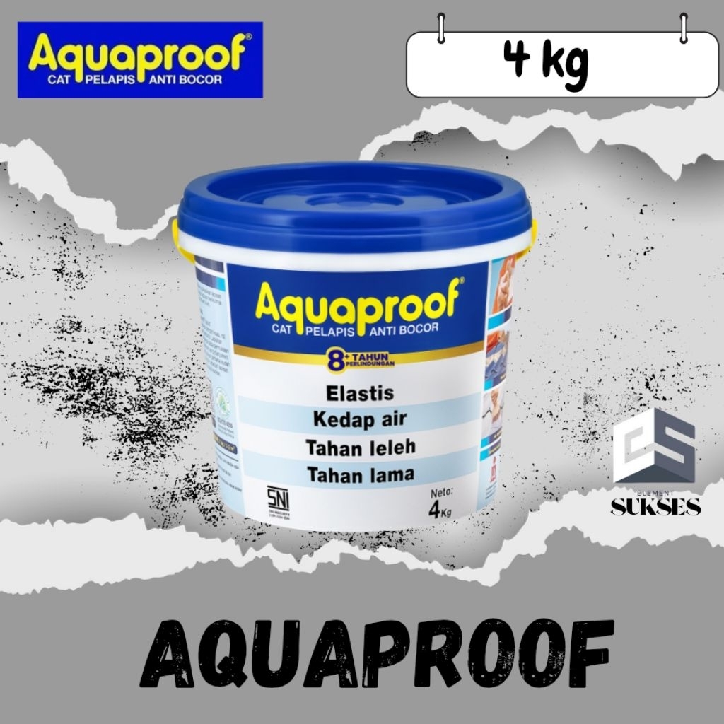 AQUAPROOF CAT TEMBOK PELAPIS ANTI BOCOR 4KG