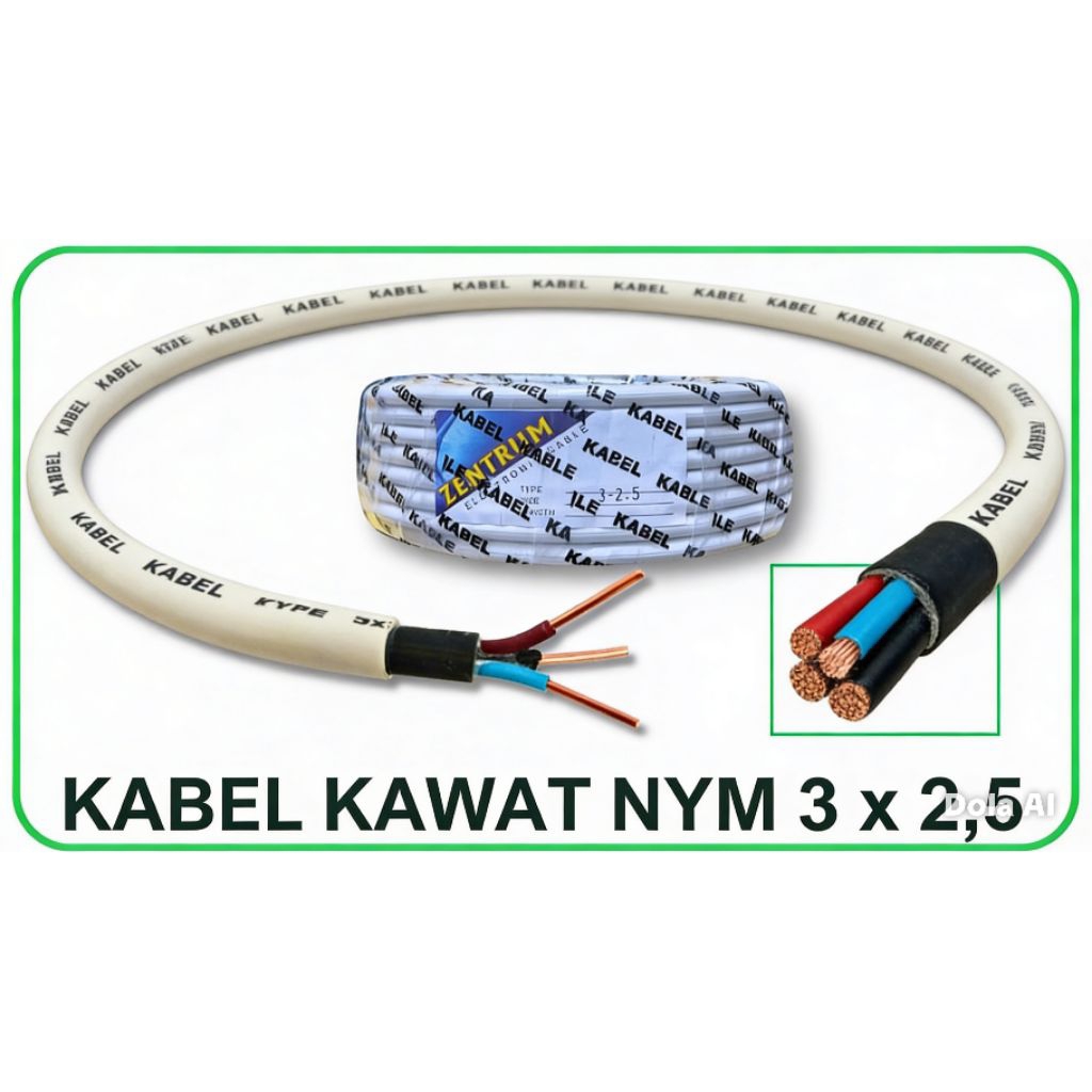 kabel zentrum NYM.3x2'5(30 meter)