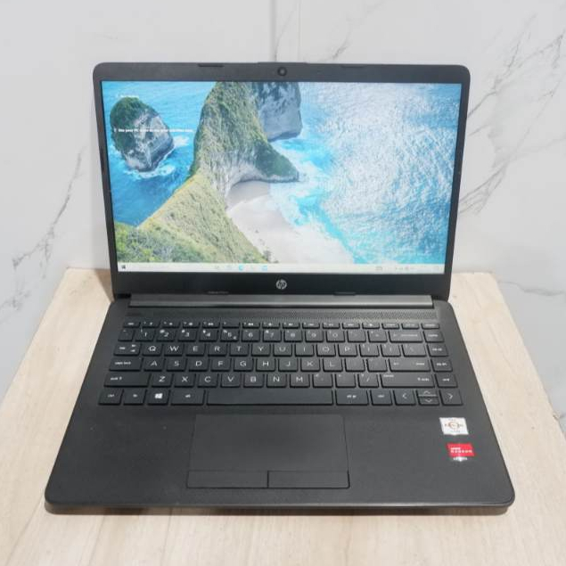 Laptop HP Laptop 14-dk1005nia AMD Athlon Silver 3050U RAM 4GB SSD 256GB Laptop Kerja - Laptop Kuliah
