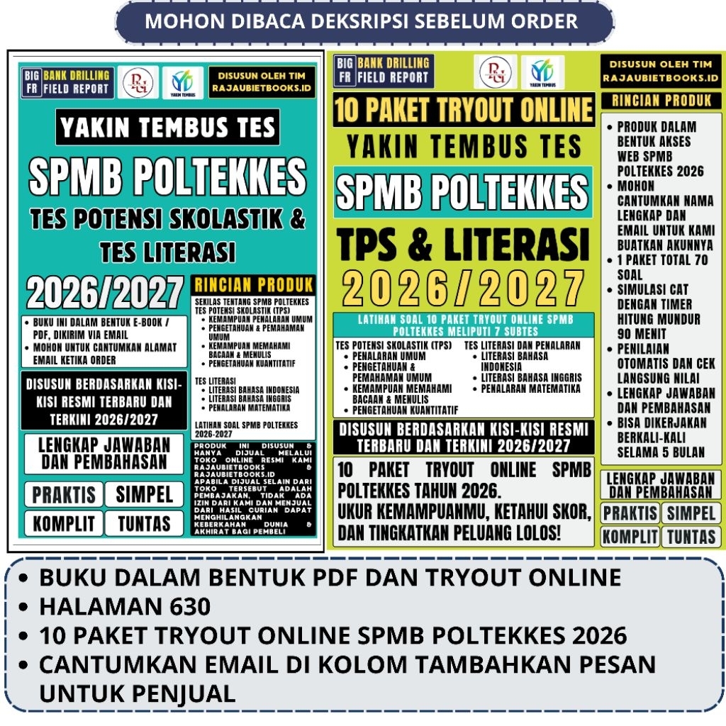 LATIHAN SOAL TES SPMB POLTEKKES - SIPENMARU POLTEKKES KEMENKES RI 2026