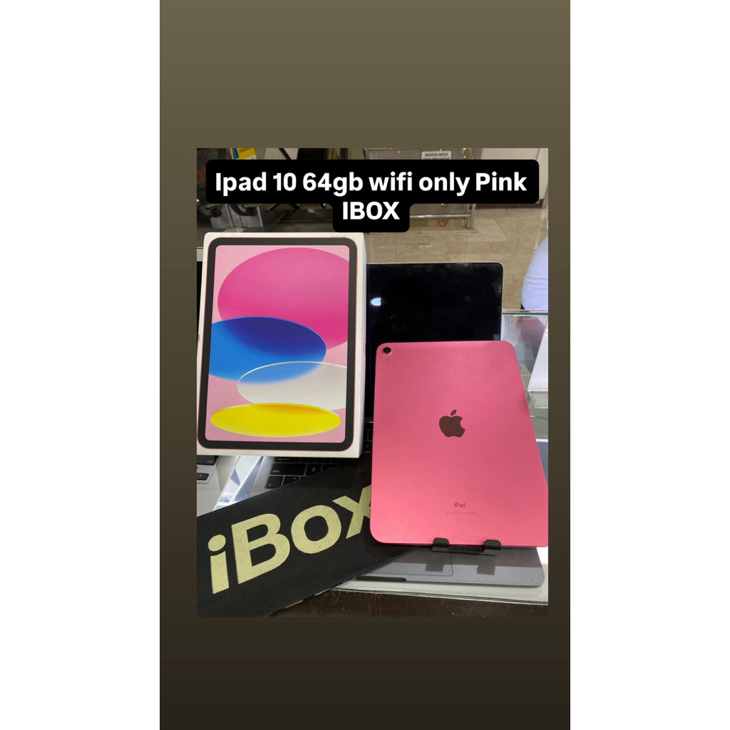 Ipad 10 64gb Pink wifi only ibox bekas