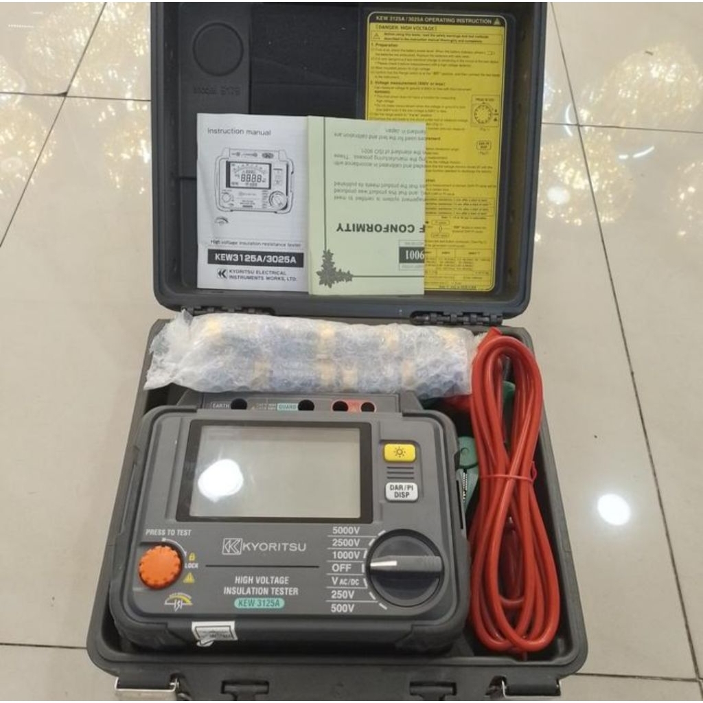 kyoritsu 3125 High Voltage insulation tester