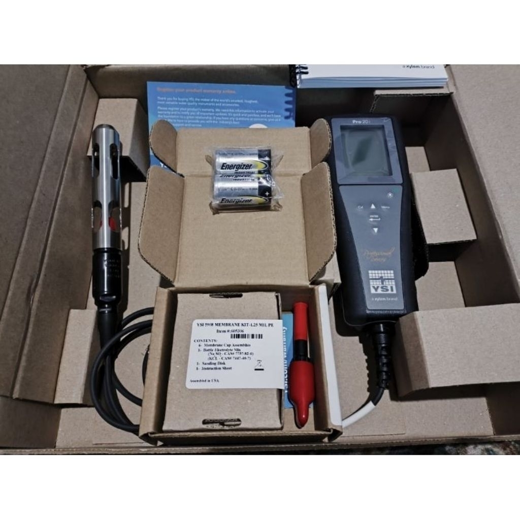Ready stock YSI PRO 20 Dissolved Oxygen Meter, Waterproof