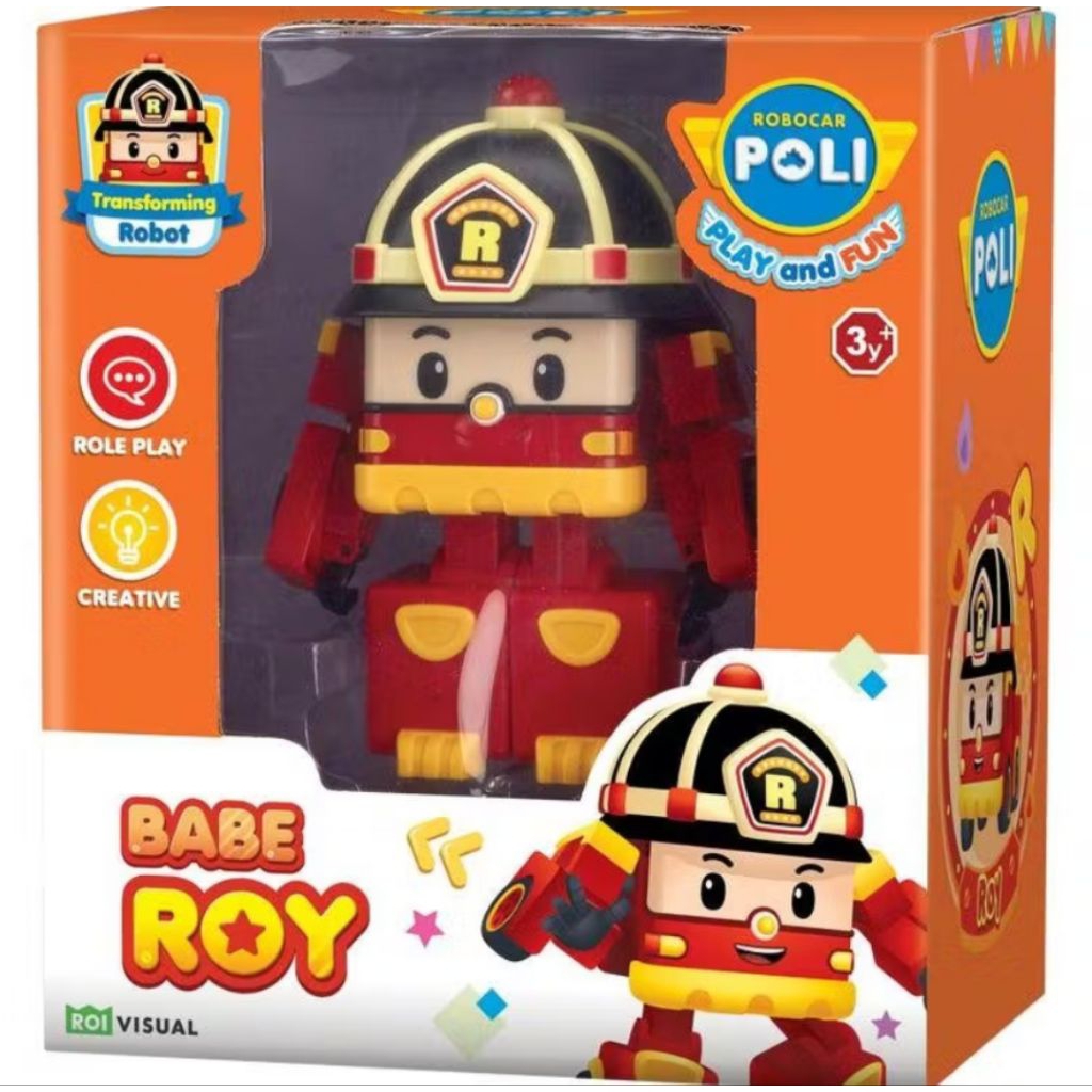 robocar Poli Transforming Robot Babe Roy original