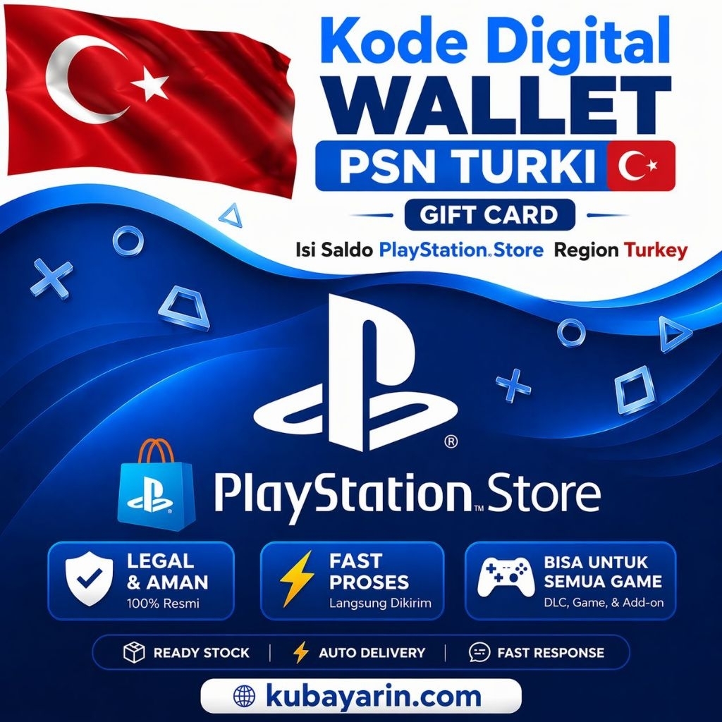 Playstation Gift Card Turkey Murah , Cepat (Kode Digital)
