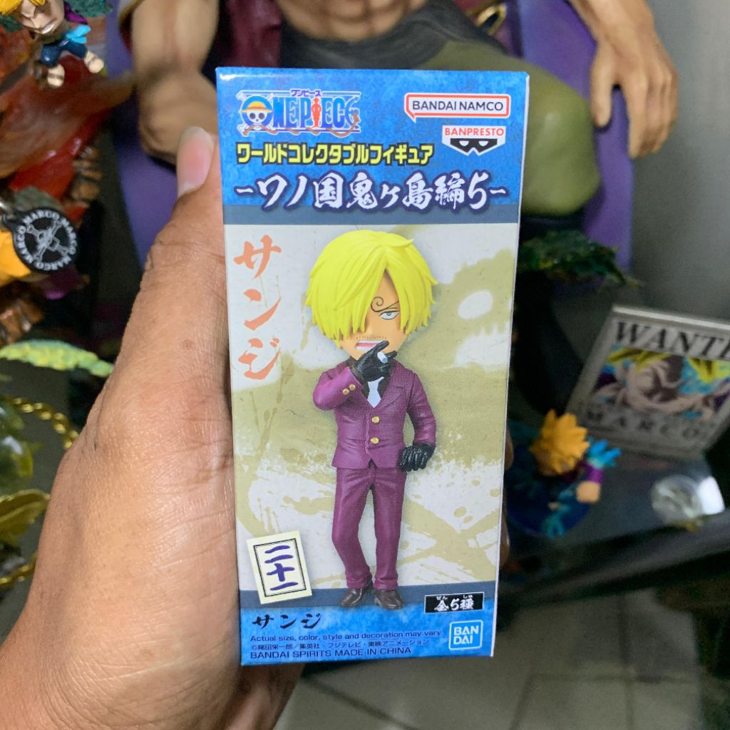 WCF Onigashima vol.5 Sanji One Piece Figure | Vinsmoke Egghead Wanokuni Wano DXF GLM FZO POP Ichiban