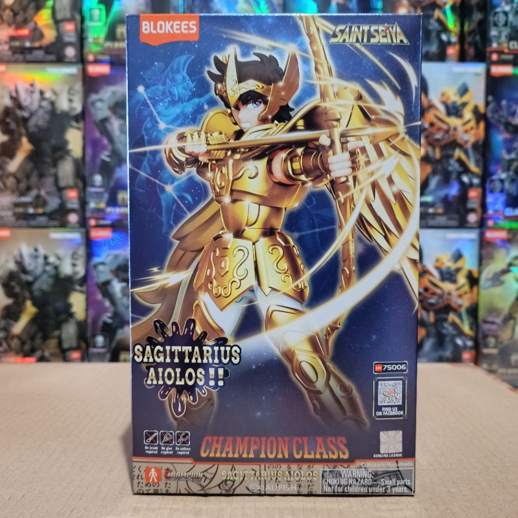 Blokees Saint Seiya Champion Class Sagittarius Aiolos 75006 - Blokees Figure Saint Seiya CC 05