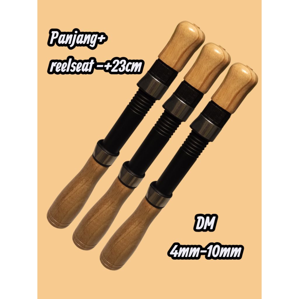 Gagang Joran pancing Kayu Wader Custom