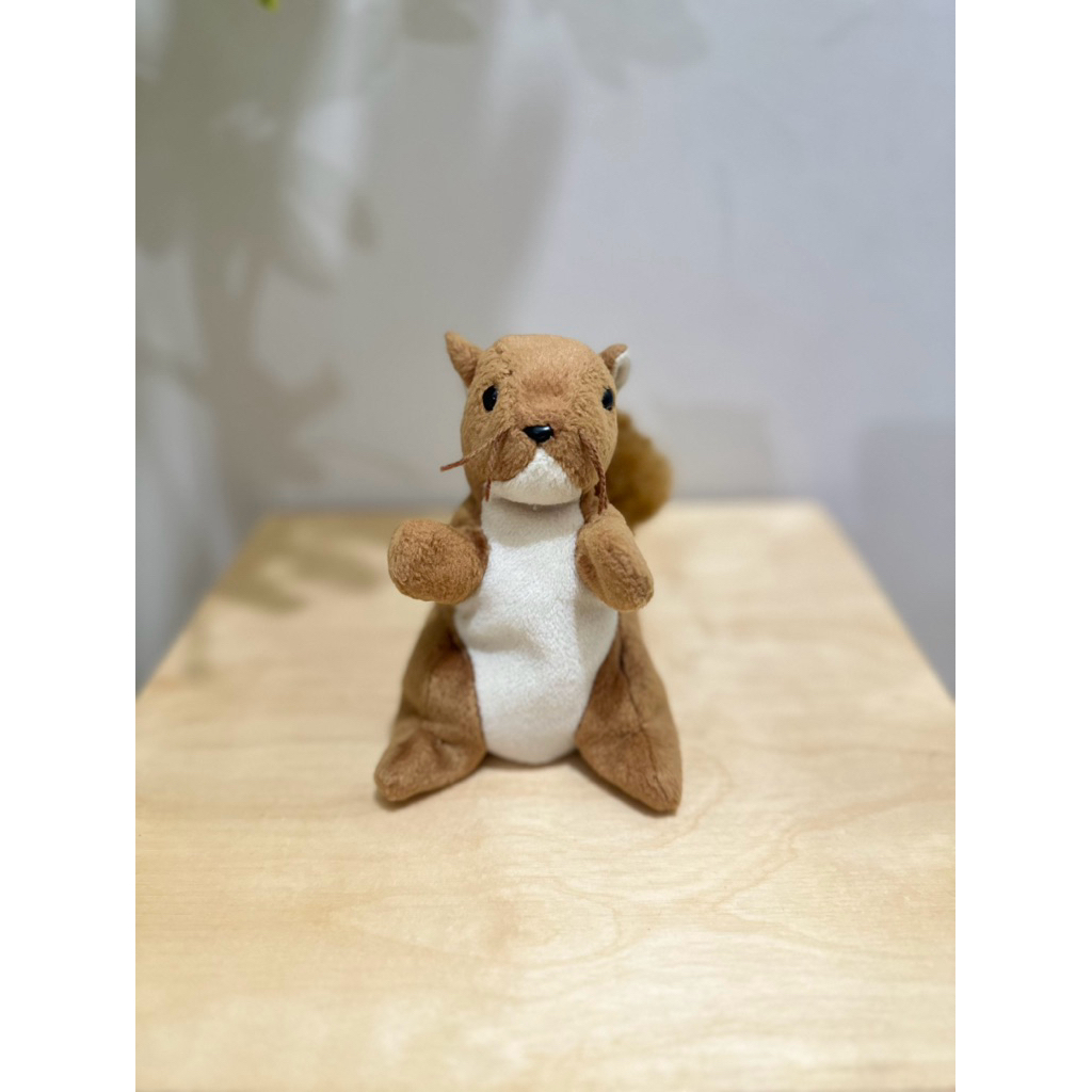 Boneka TY tupai & landak beanie babies