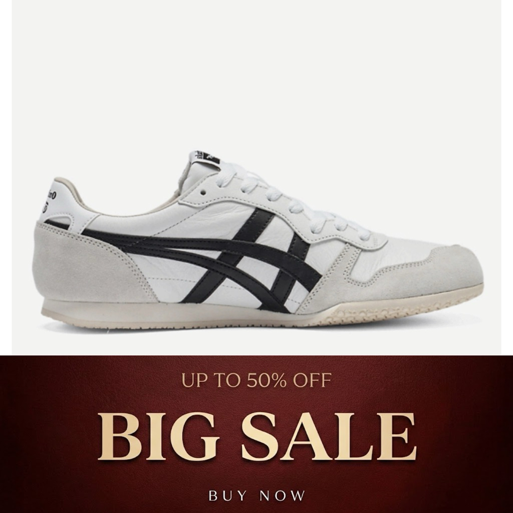 Onitsuka Tiger Serrano White Black Unisex