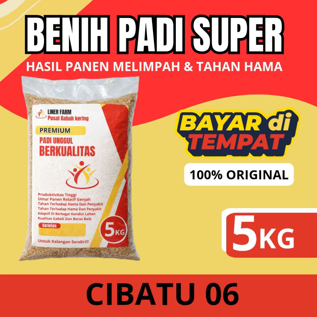 Benih Padi Cibatu 06 5kg .