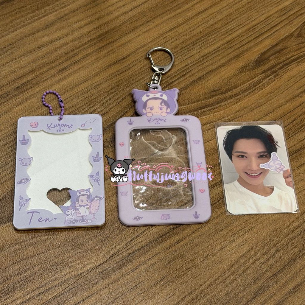 photocard holder nct x sanrio ten free pc acrylic