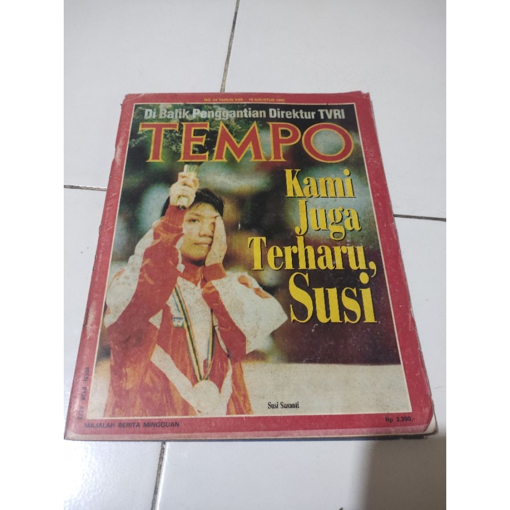 Majalah Tempo No 24 Tahun 1992 Susi Susanti