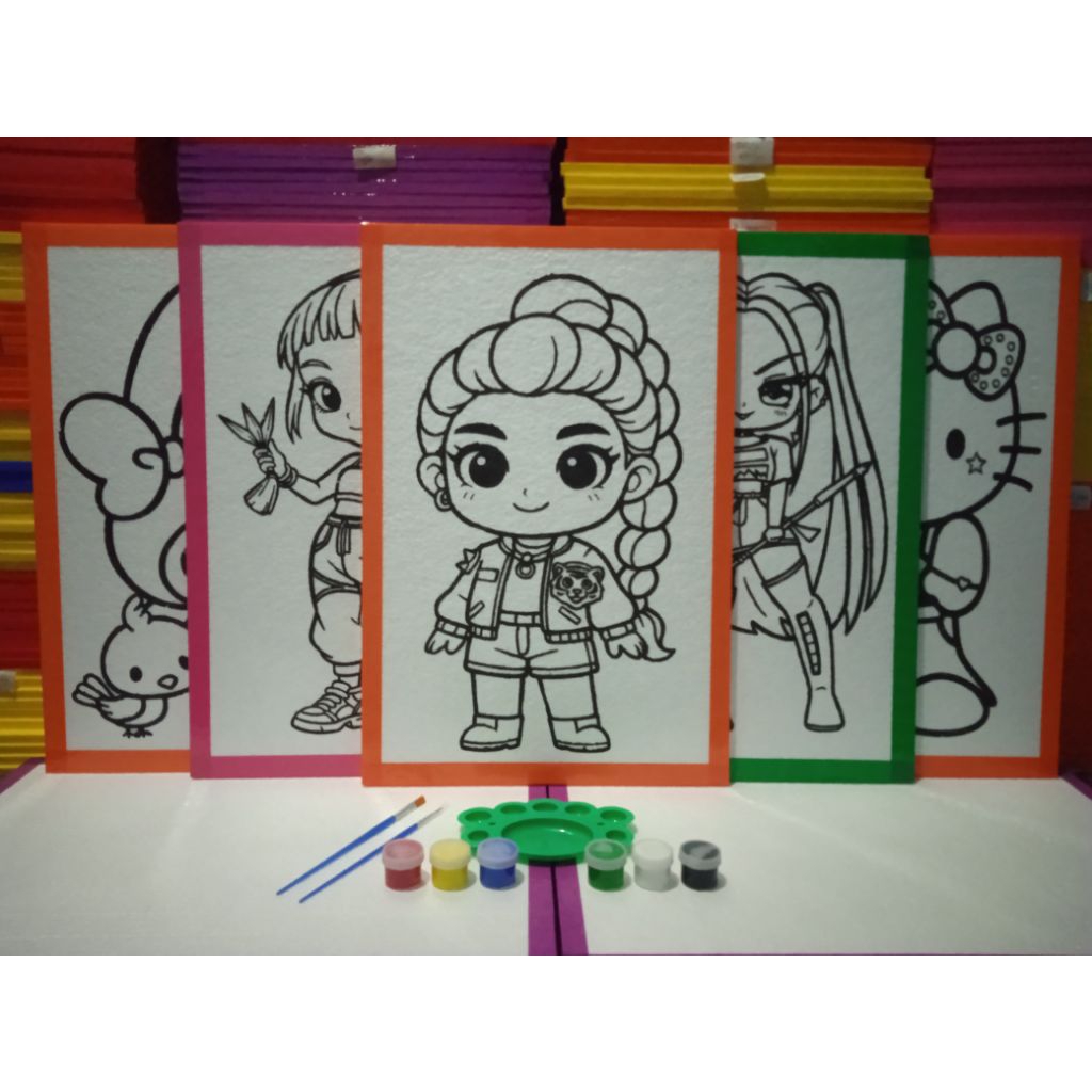 STYROFOAM LUKIS PAKET LENGKAP