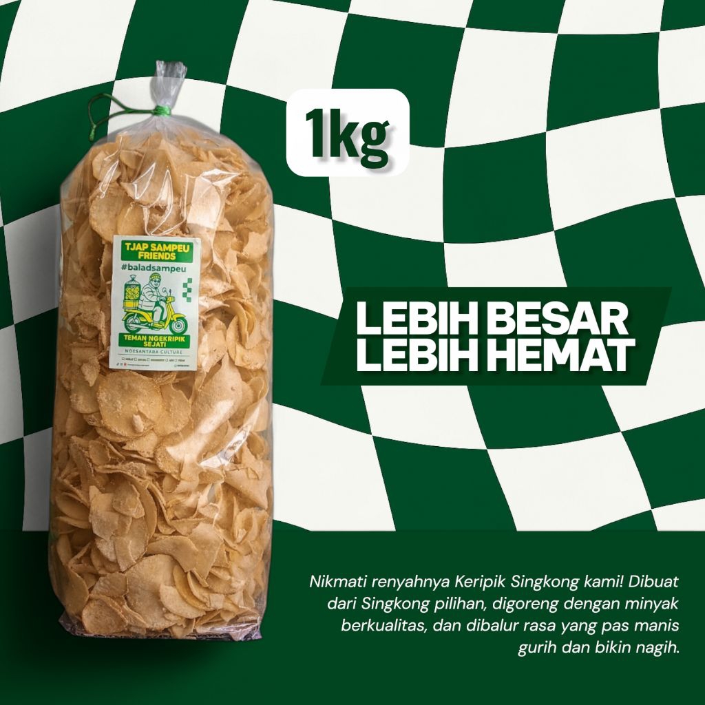KERIPIK SINGKONG ORIGINAL 1KG