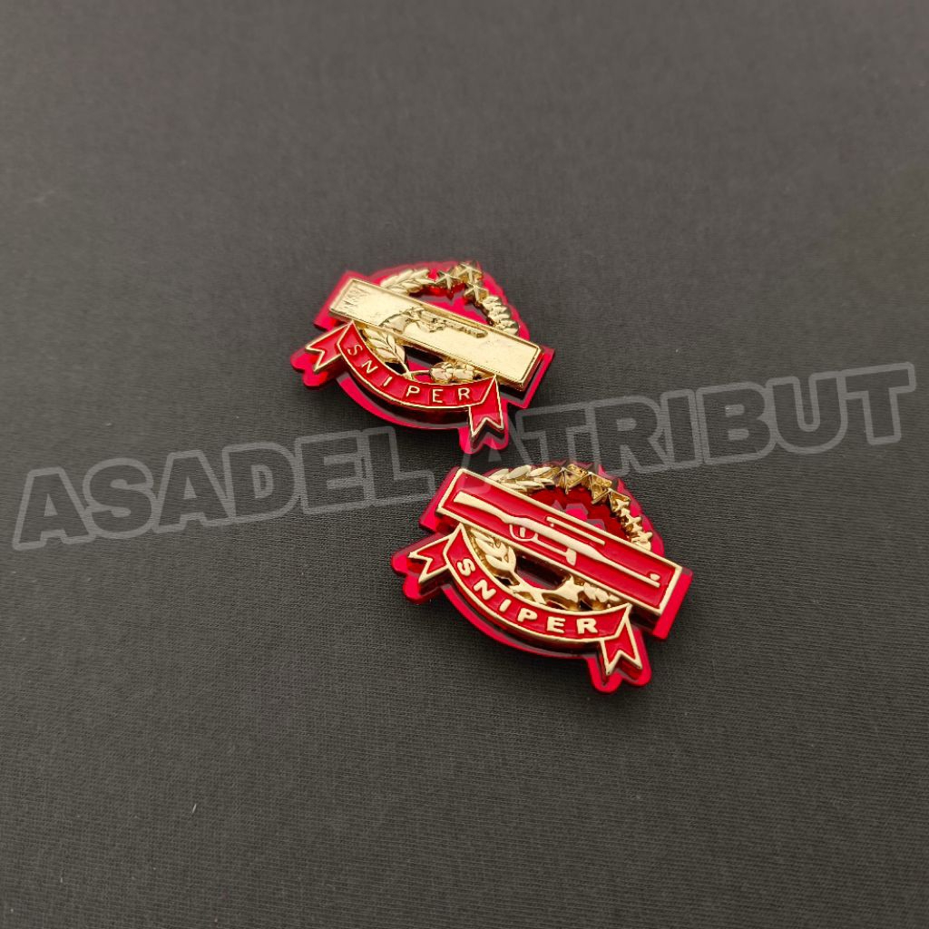 PIN SNIPER / BREVET SNIPER / PIN SNIPER POLRI / BREVET SNIPER POLRI / PIN SNIPER PANJANG / PIN SNIPE