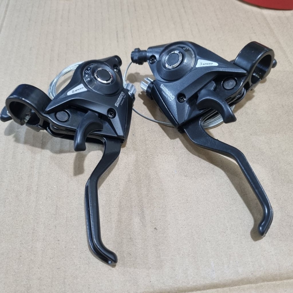 Shifter Handle Rem 3x8 Speed MTB Sepeda Lipat