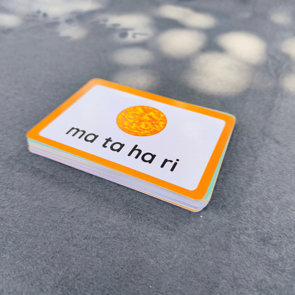 Flashcard Belajar Membaca 4 Suku Kata - Kartu Pintar Cepat Baca Tulis