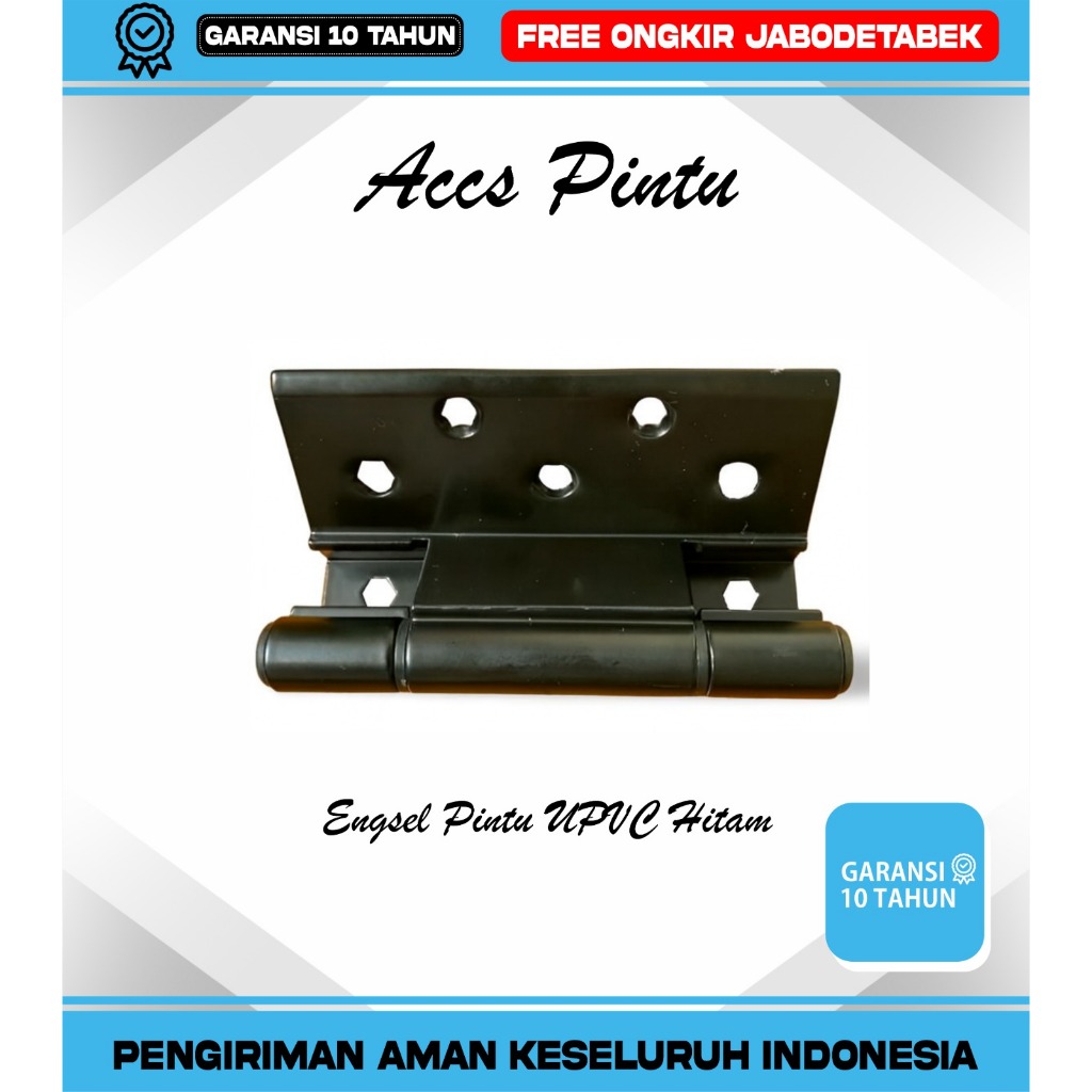 Engsel Pintu UPVC Hitam