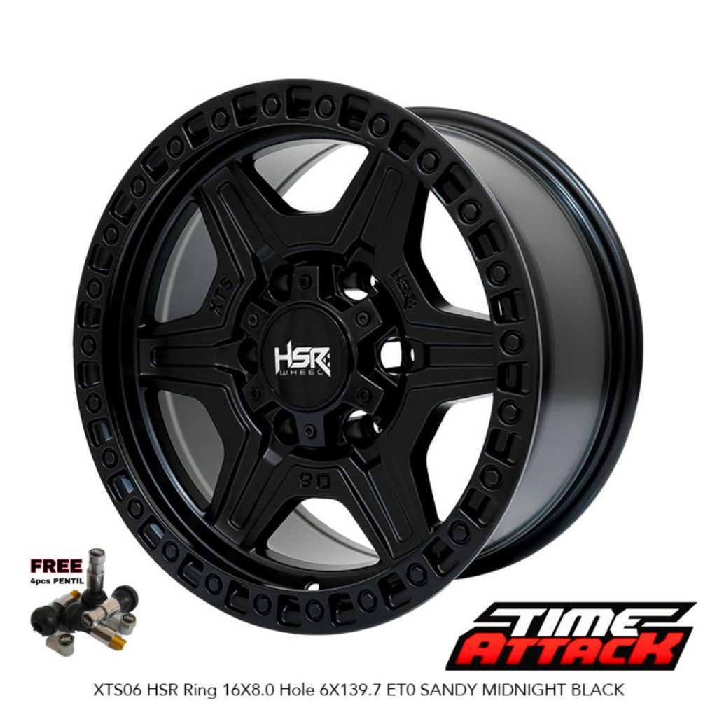 Velg Mobil Pajero R16 HSR WHEEL XTS06 Velg HSR Offroad Ring 16