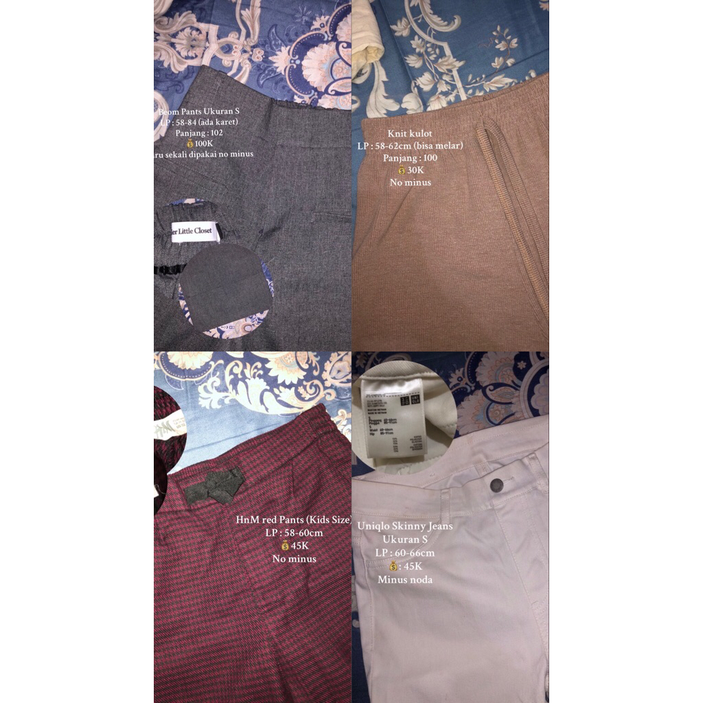 Preloved Celana Kulot & Jeans