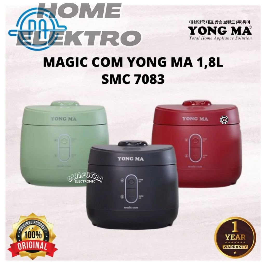 MEGICCOM YONG MA SMC7083 / SMC 7083 / RICE COOKER YONGMA SMC-7083 NEW PRODUK HIGH QUALITY LOW PRICE