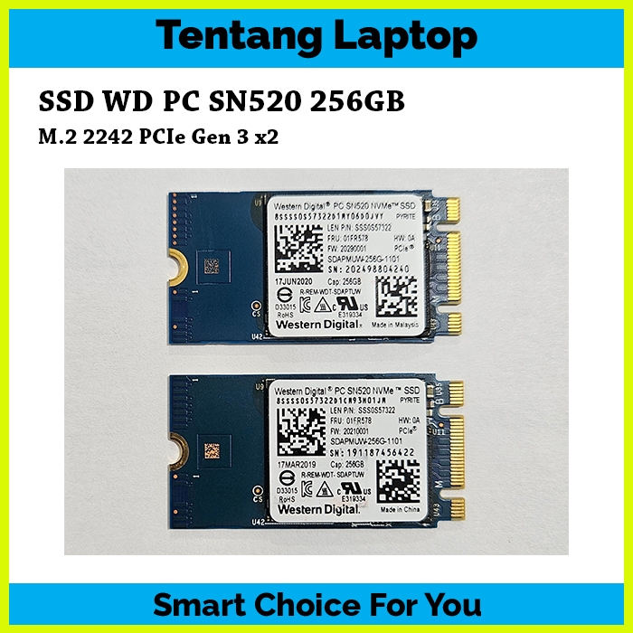 SSD WD SN520 M.2 2242 256GB SSD M2 2242 NVME SSD M.2 NVME 2242 256GB