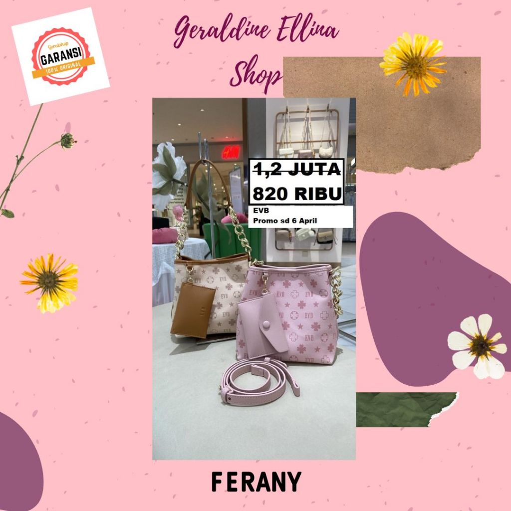 Tas Evb wanita original sale seri FERANY