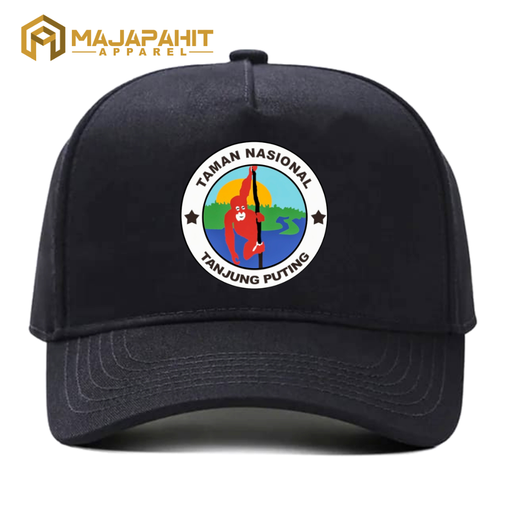 Topi Balai Taman Nasional TANJUNG PUTING Baseball Full Kain Premium - Majapahit Apparel