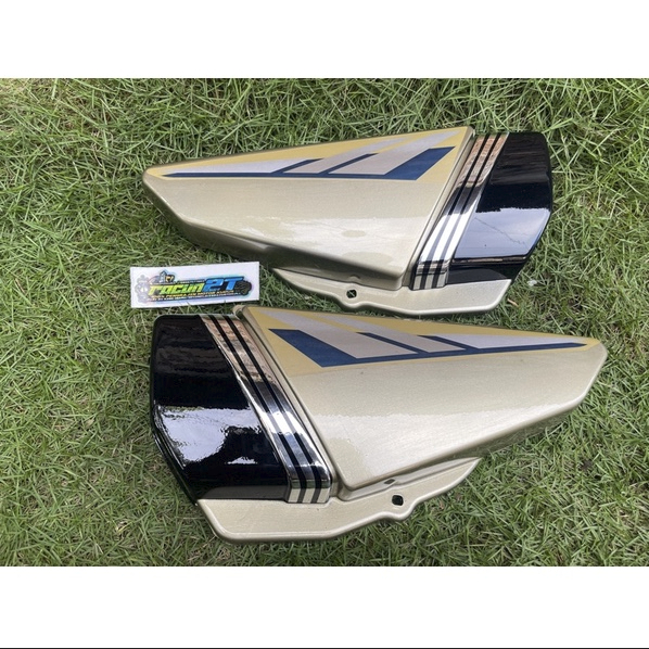 COVER TUTUP BOX DOP TEPONG AKI OLSAM RX KING GOLD 2002 GRES BARU ORIGINAL YGP