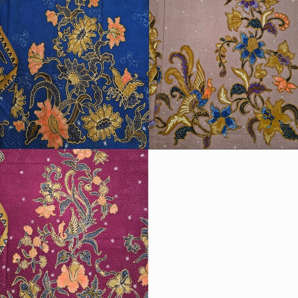 KAIN BATIK TULIS LAWASAN MOTIF TERANG BULAN