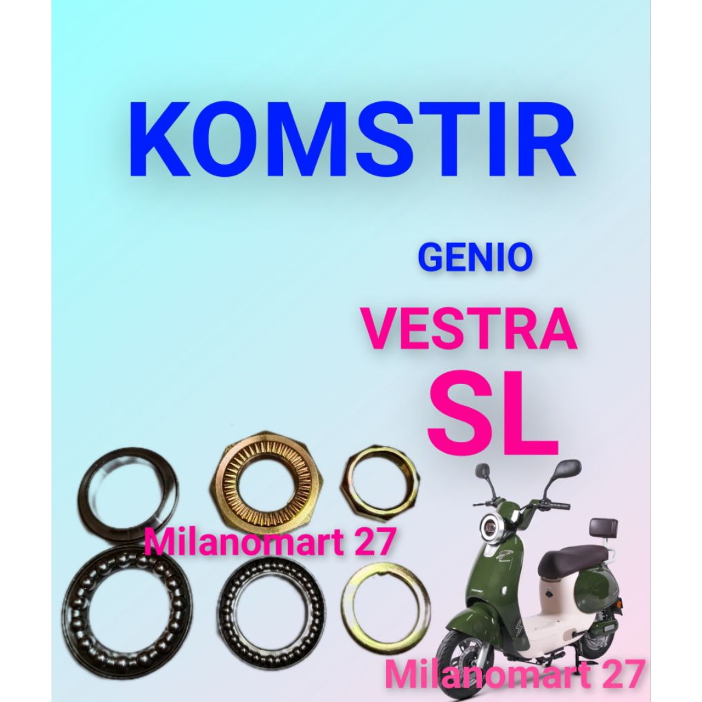 komstir sepeda listrik genio vestra sl Kones headset komfork sepeda listrik genio vestra sl