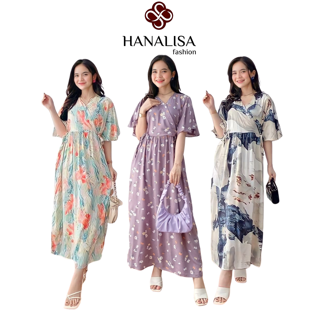 BAJU DASTER DRESS KIMONO PIYAMA KAREEN SERUT DADA TIDUR REMAJA WANITA TALI SAMPING KANAN KIRI BUSUI 