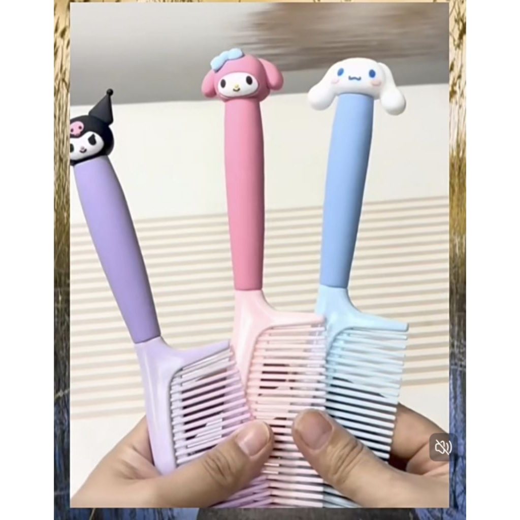 Sisir Sanrio / Sisir Kuromi / Sanrio Comb / Sisir Cinnamoroll / Sisir Melody / Lucu & Murah