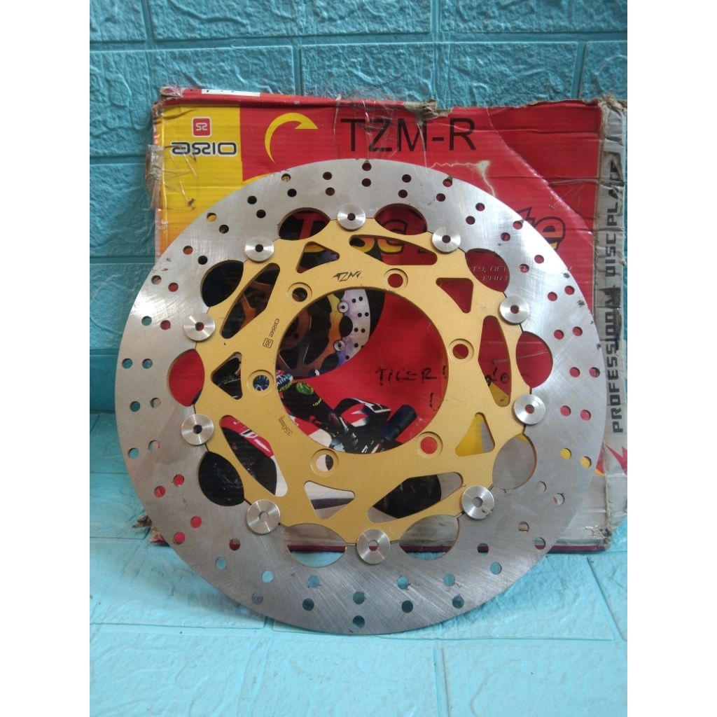 disc brake TZM Tiger old Mega pro GL CBR 150r disc piringan cakram uk320mm disc tzm 320mm (350mm)