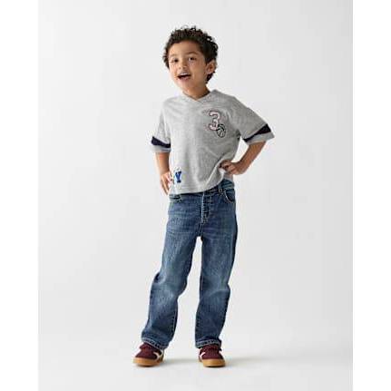 Pabrik branded Crtrs jeans kids C1 6 month bulan navy biru tua blue dark katun celana panjang pingga