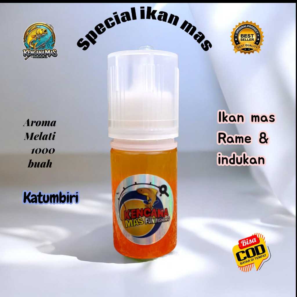 Esen oplosan melati 1000buah/esen oplosan katumbiri/target ikanmas ramedanbabon/isi30Ml/kencanamas46