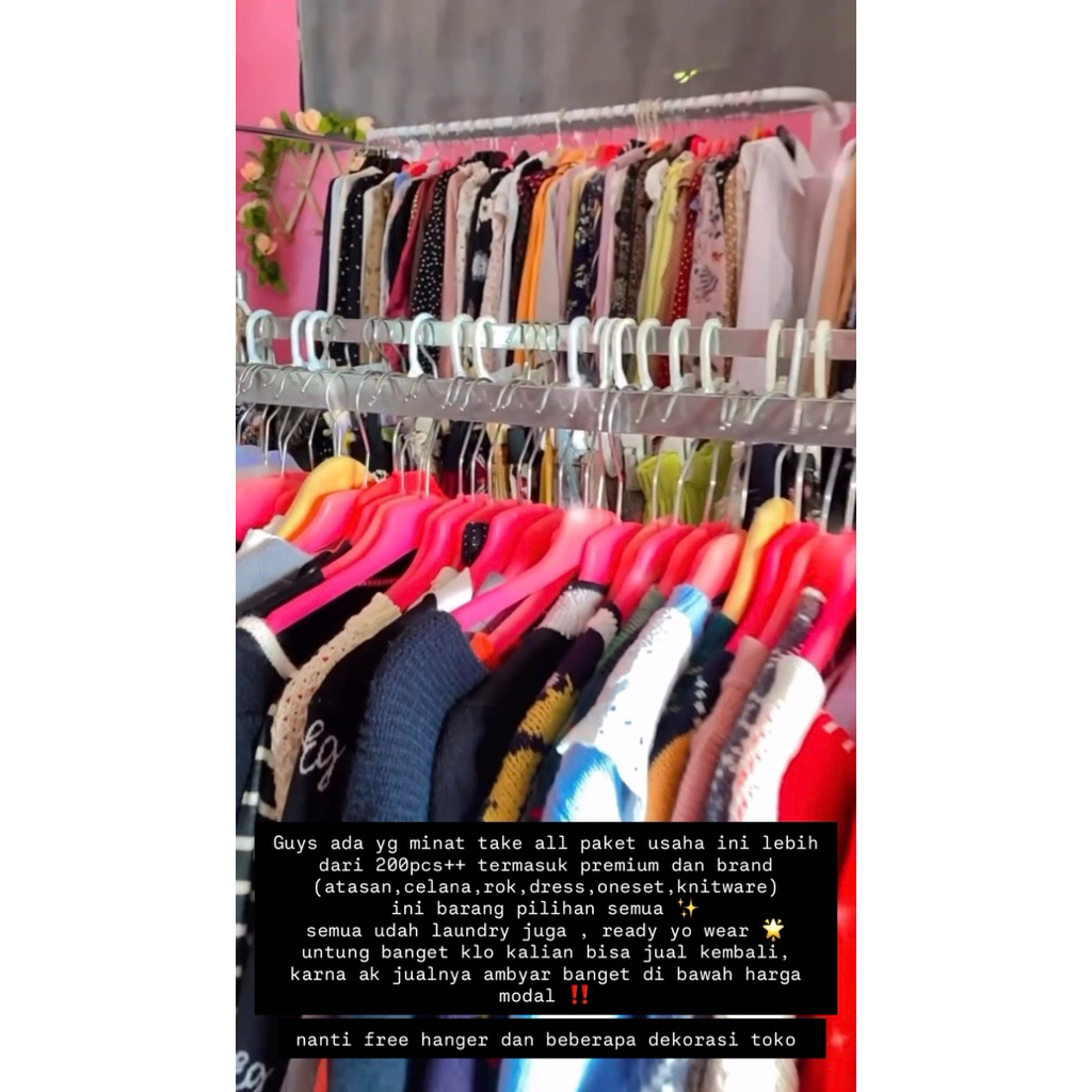 PAKET USAHA BLOUSE / RAJUT / ROK / CELANA / DRESS