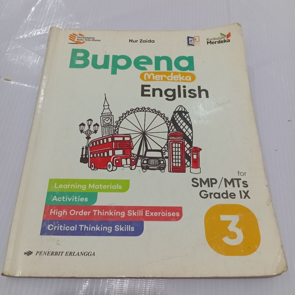 BUPENA MERDEKA ENGLISH 3 KELAS IX SMP KURIKULUM MERDEKA