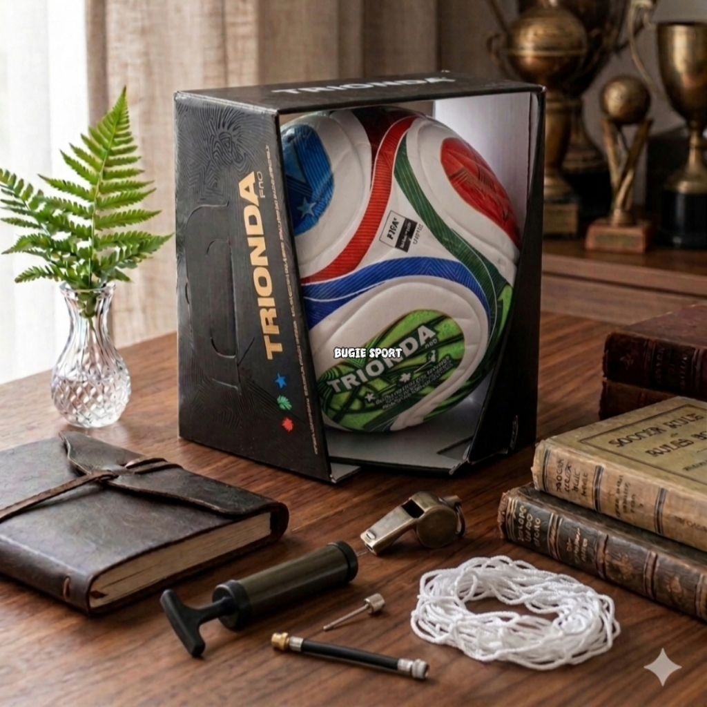 BOLA ORIGINAL ASLI 100% TRIONDA - BOLA SEPAK - BOLA KAKI ORI - BUGIE SPORT