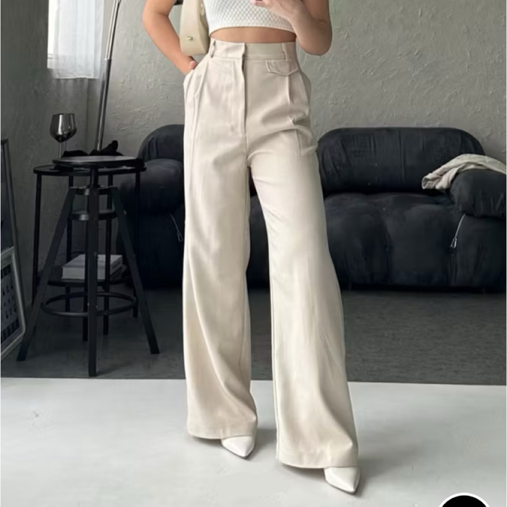 PL ORO PANTS YEONA BEIGE UK M