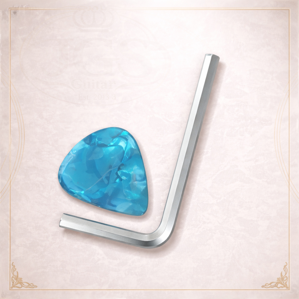 pick dan kunci L gitar akustik
