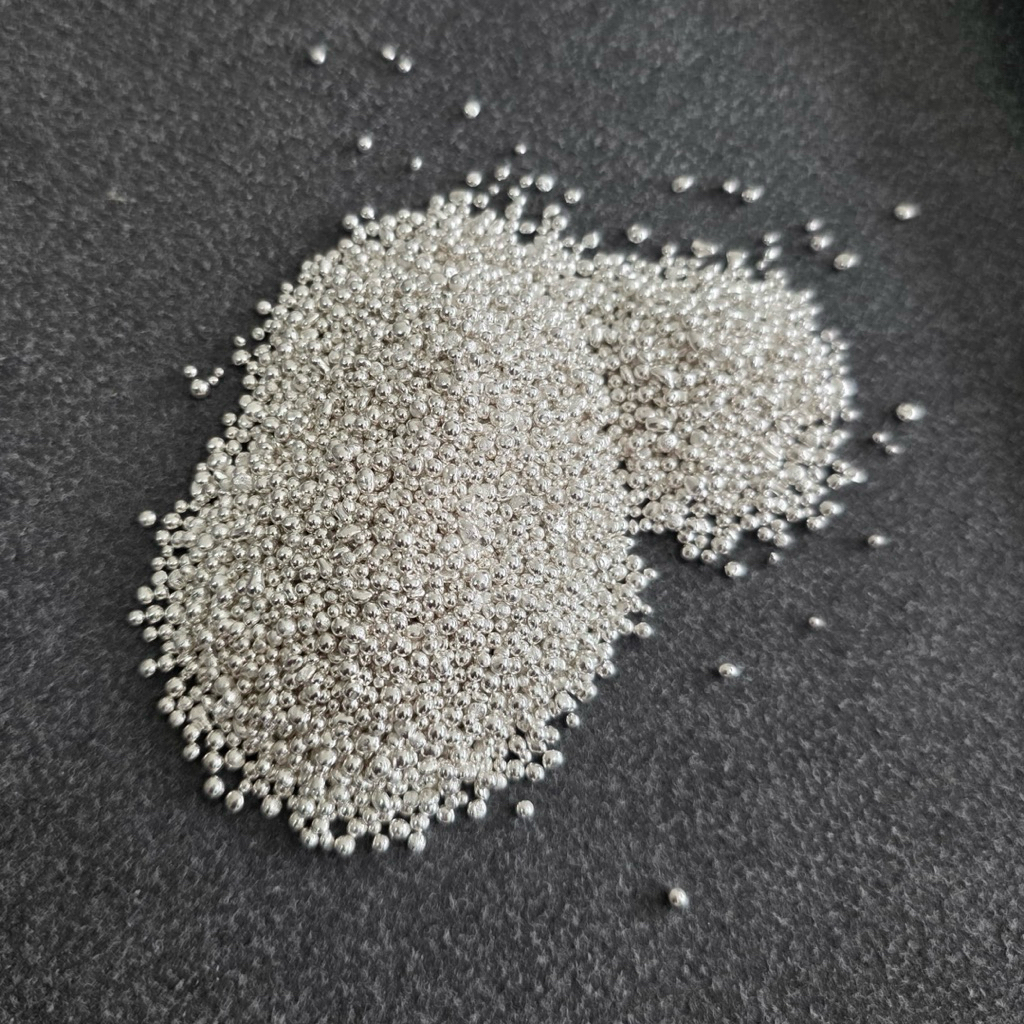 Perak Murni 99,9% - Butiran Perak 10 Gram - Silver Granule 10 Gram (999 Fine Silver)