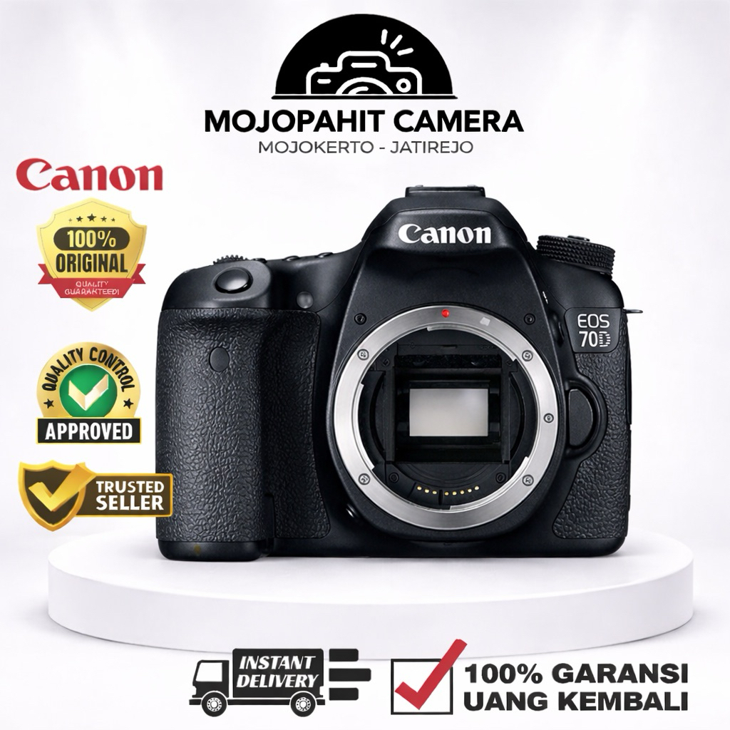 CANON EOS 70D WIFI WG SECOND BERGARANSI NORMAL