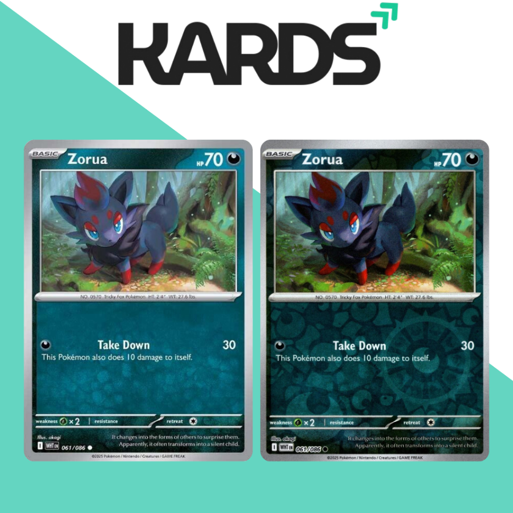 Pokemon TCG Zorua 061/086 Raw Eng