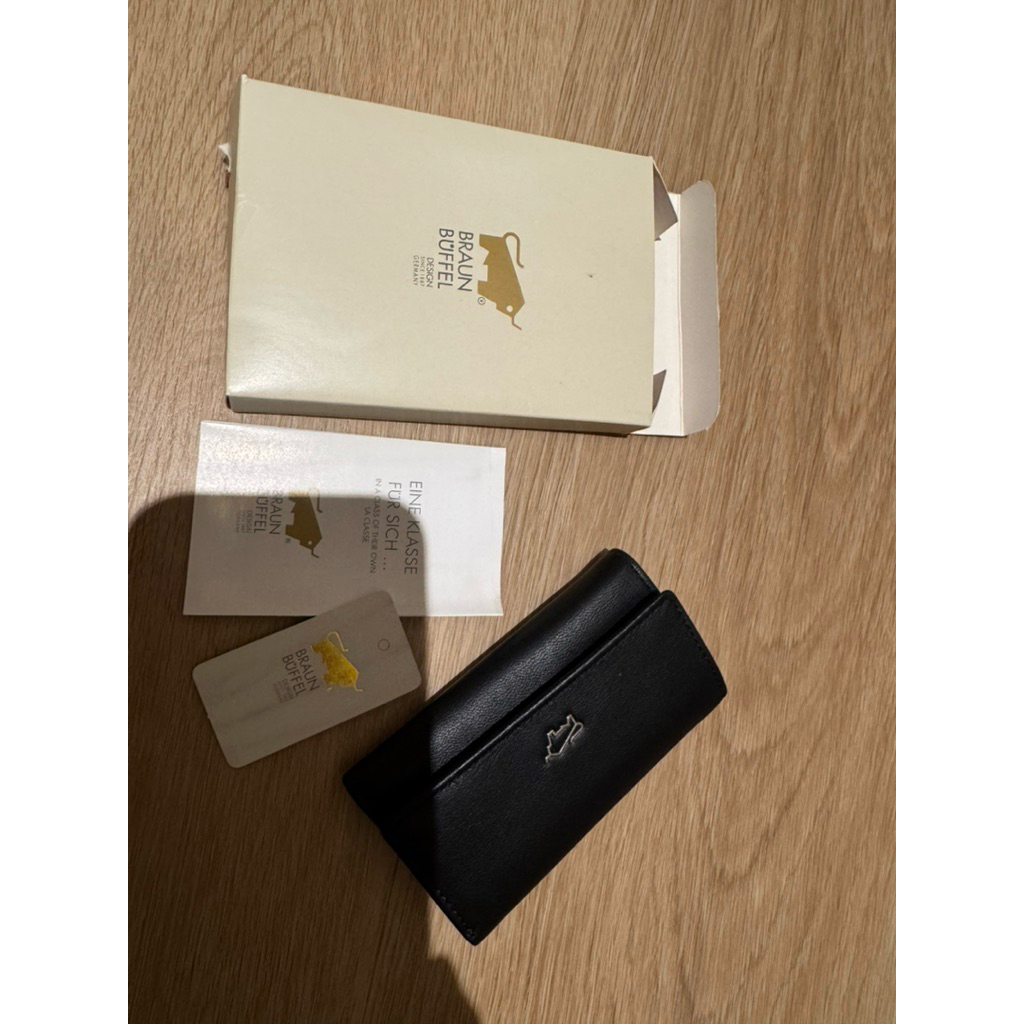 braun buffel dompet kunci mobil