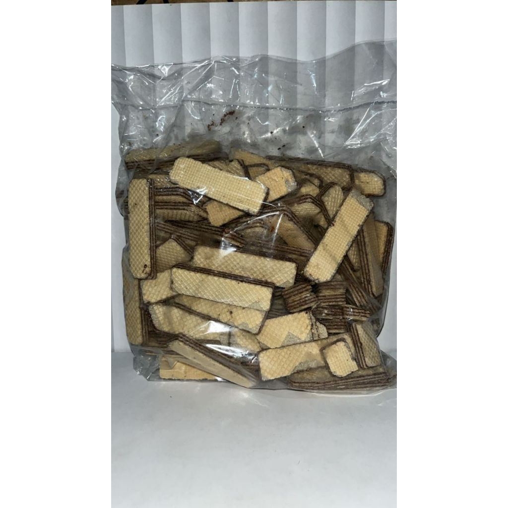 (1 Karton Isi 10 Bungkus) Patahan Wafer Selamat Kemasan 500 Gram