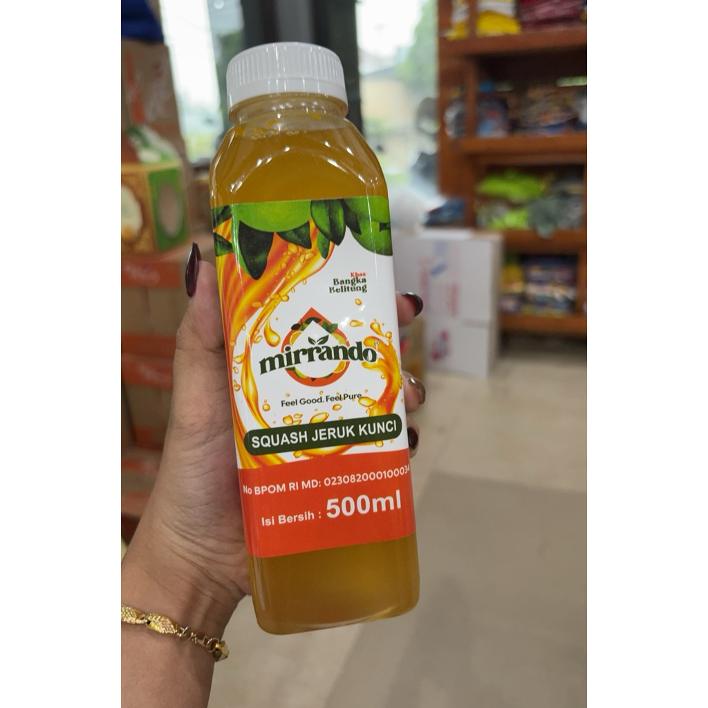 Sirup Jeruk Kunci Asli Bangka
