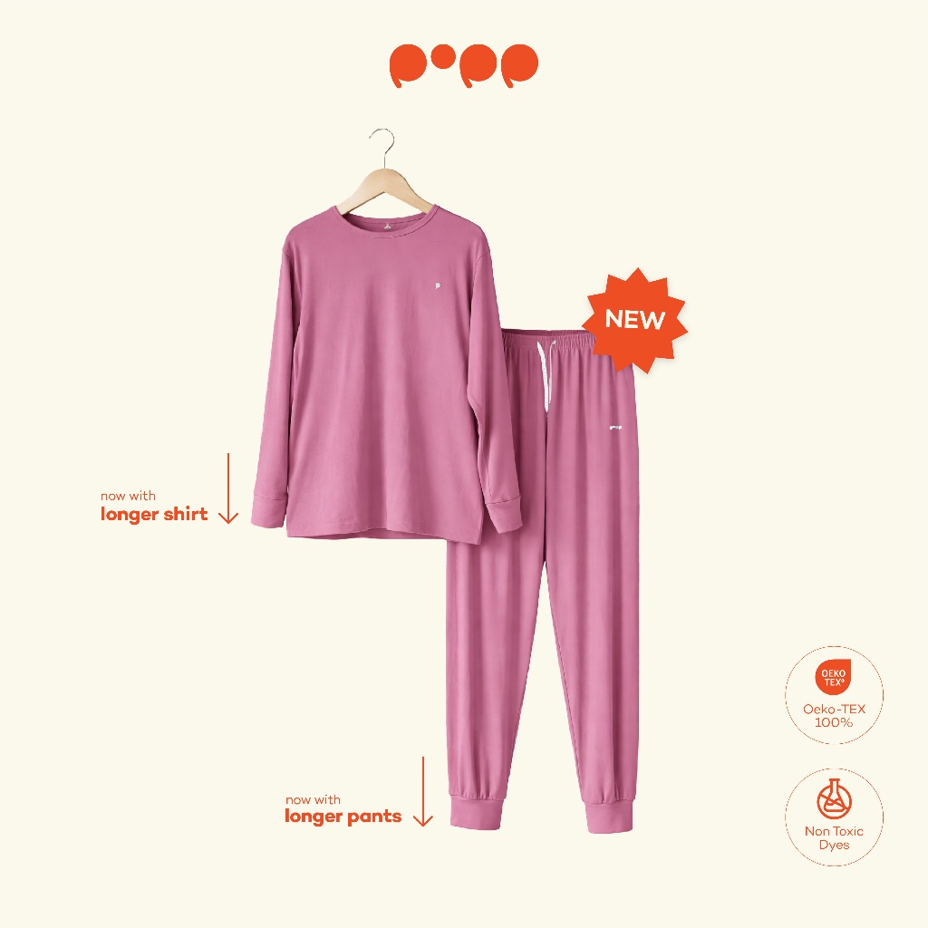 Popp - Girl Premium Pajamas (Top & Pants) Lenzing Modal OEKO-TEX 100, Pure Soft, Breathable Cooling 