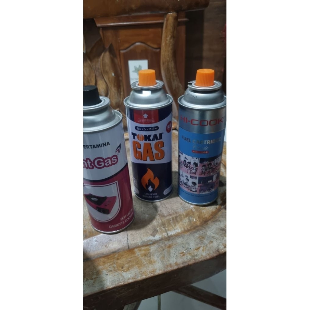 kaleng gas portable kosong